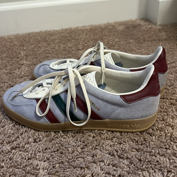 GAZELLE INDOOR SHOES Blue Dawn / Collegiate Burgundy / Collegiate Green - Picture 3 of 5